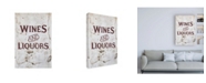 Trademark Global Philippe Hugonnard Made in Spain Wines and Liquors Sign Canvas Art - 15.5" x 21"